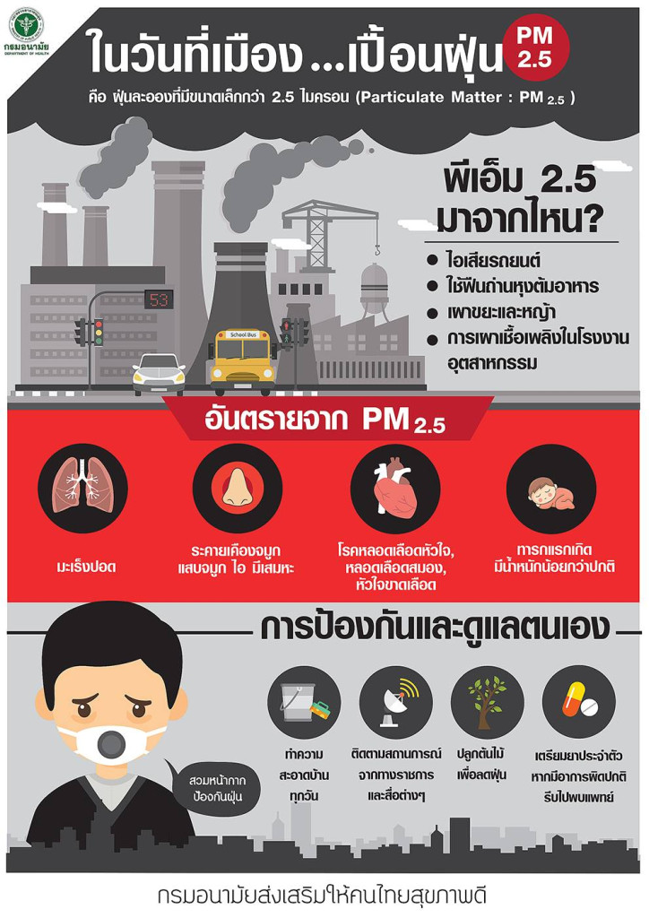 "ฝุ่นละออง PM 2.5"
